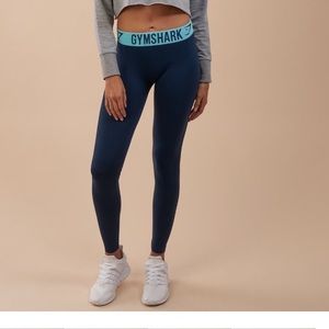 Gymshark fit leggings blue lagoon